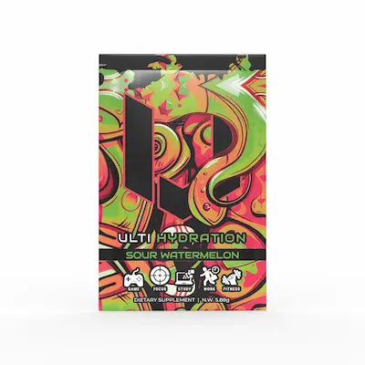 ULTI Hydration Sour Watermelon single serve packet