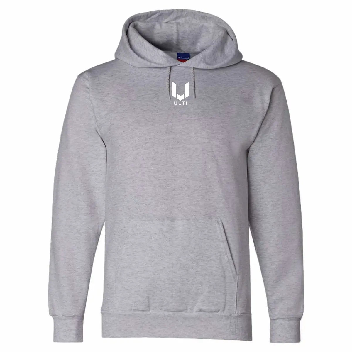 ULTI Classic Embroidered Champion Hoodie grey — gaming lifestyle apparel
