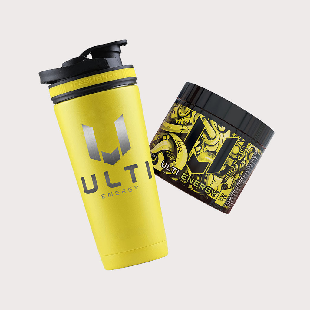 ULTI Energy and Hydration gaming drink bundle, energy and electrolyte powder combo pack