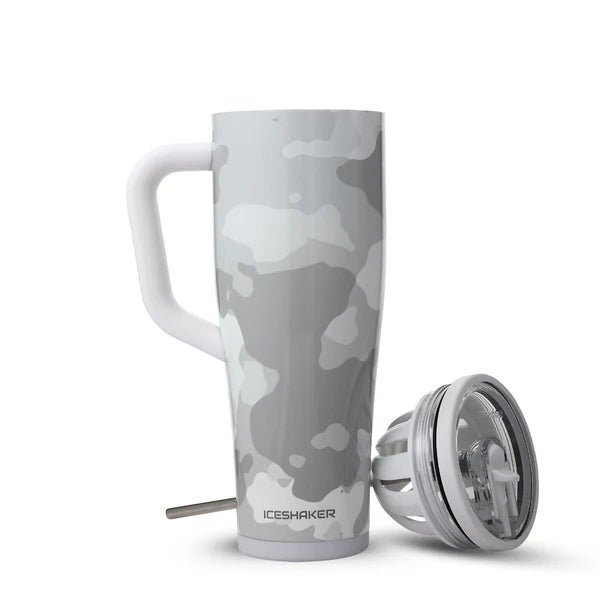 ULTI x IceShaker Legend Series 40oz Stainless Steel Shaker – White Camo