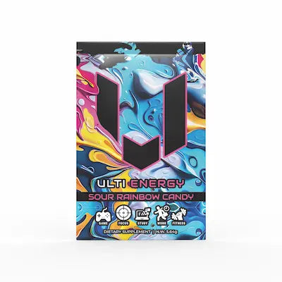 ULTI Energy Sour Rainbow Candy single serve packet