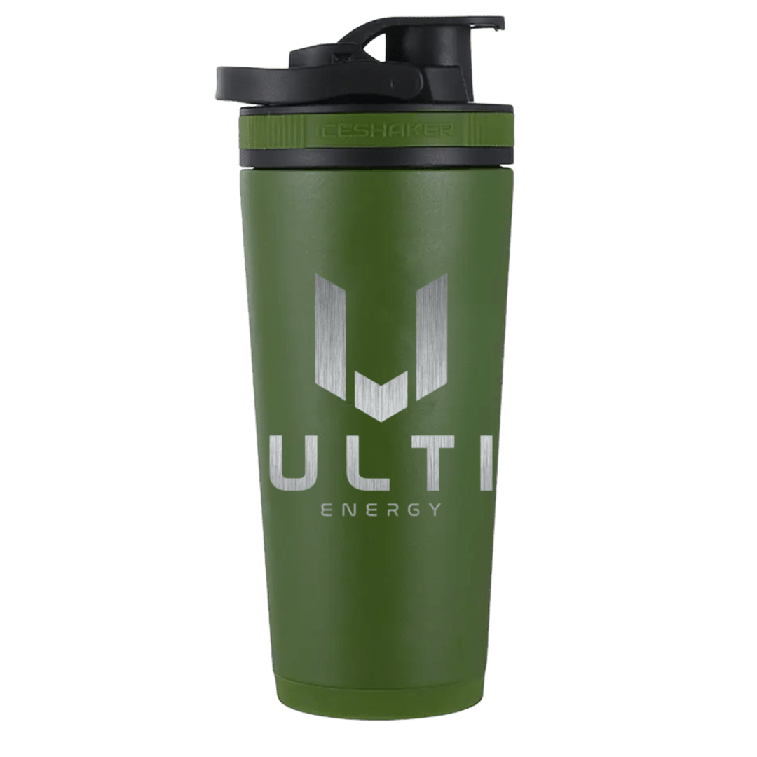 Green ULTI x Ice Shaker Premium Metal 26oz Shaker