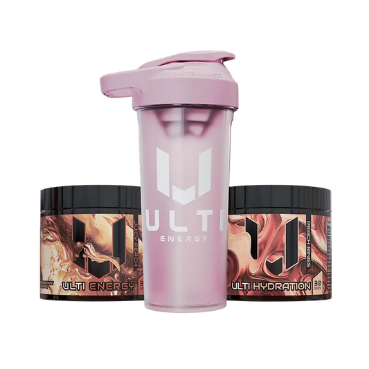 ULTI Supply Drop — ultimate gaming bundle with energy tub, hydration tub, and premium shaker bottle