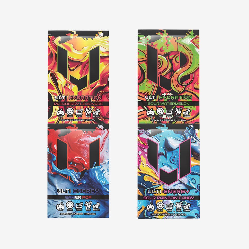 ULTI Energy and Hydration single serve sample packets — try before you buy
