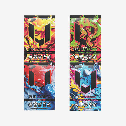 ULTI Energy and Hydration single serve sample packets — try before you buy