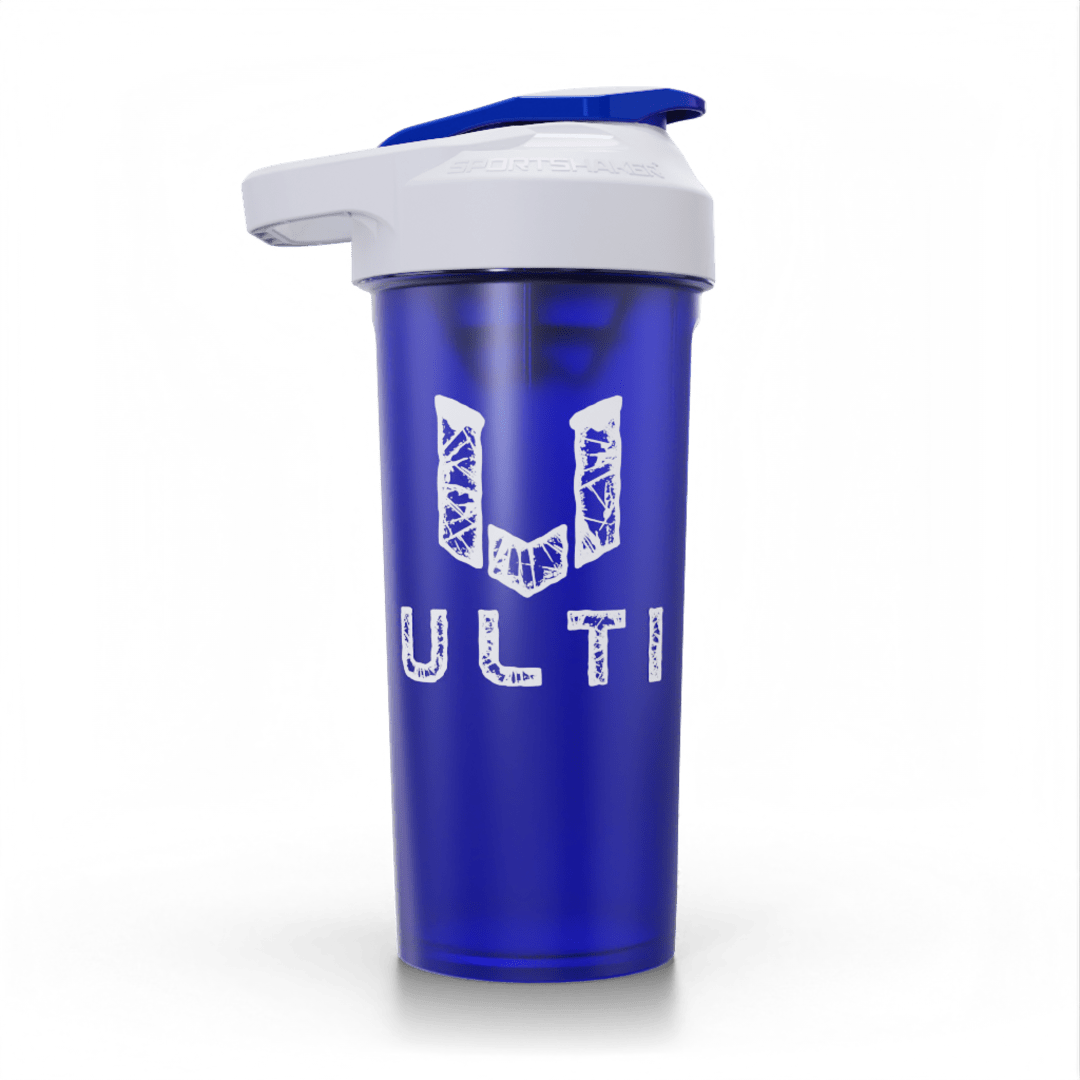 ULTI Limited Edition Blue Frost 27oz gaming shaker bottle — BPA free, leak proof, FDA approved