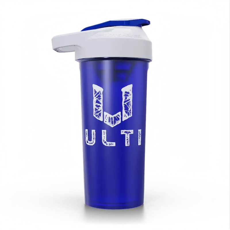 ULTI Limited Edition Blue Frost 27oz gaming shaker bottle — BPA free, leak proof, FDA approved