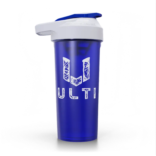 ULTI Limited Edition Blue Frost 27oz gaming shaker bottle — BPA free, leak proof, FDA approved