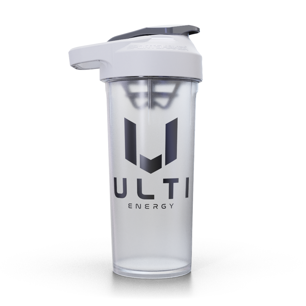ULTI 27oz gaming shaker bottle Clear