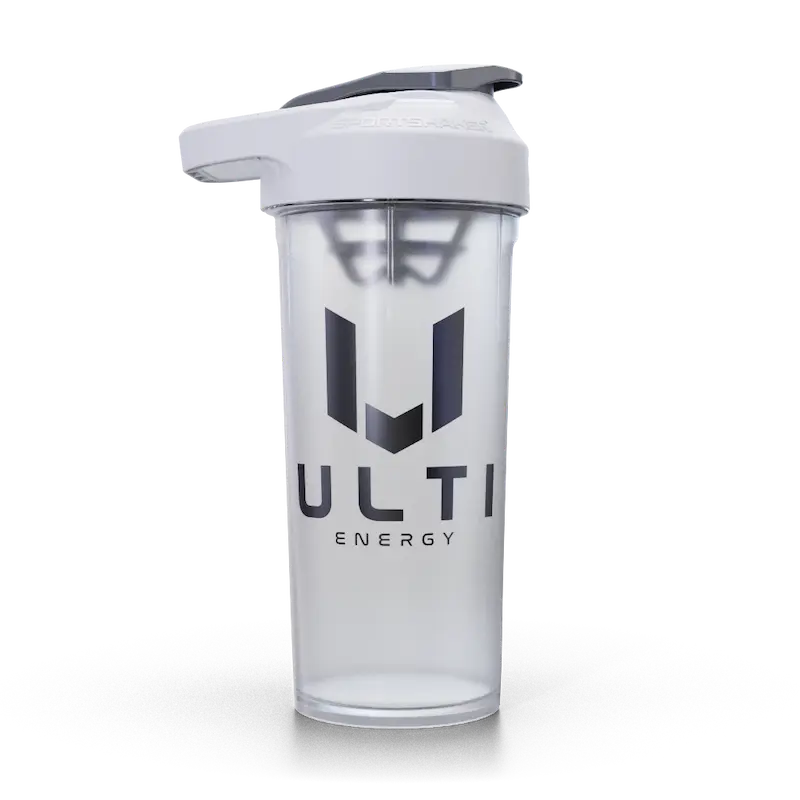 ULTI 27oz gaming shaker bottle Clear