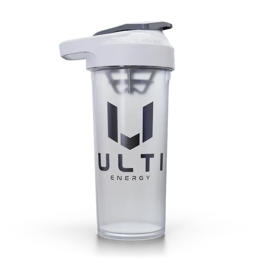 ULTI Limited Edition Clear 27oz gaming shaker bottle — BPA free, leak proof, FDA approved