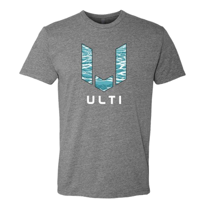 ULTI Grey Limited Edition Wave Tee — gaming lifestyle apparel
