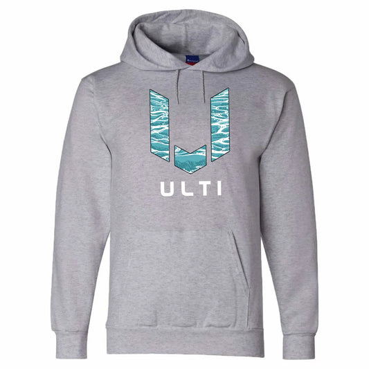 ULTI Limited Edition Wave Champion Hoodie grey — gaming lifestyle apparel