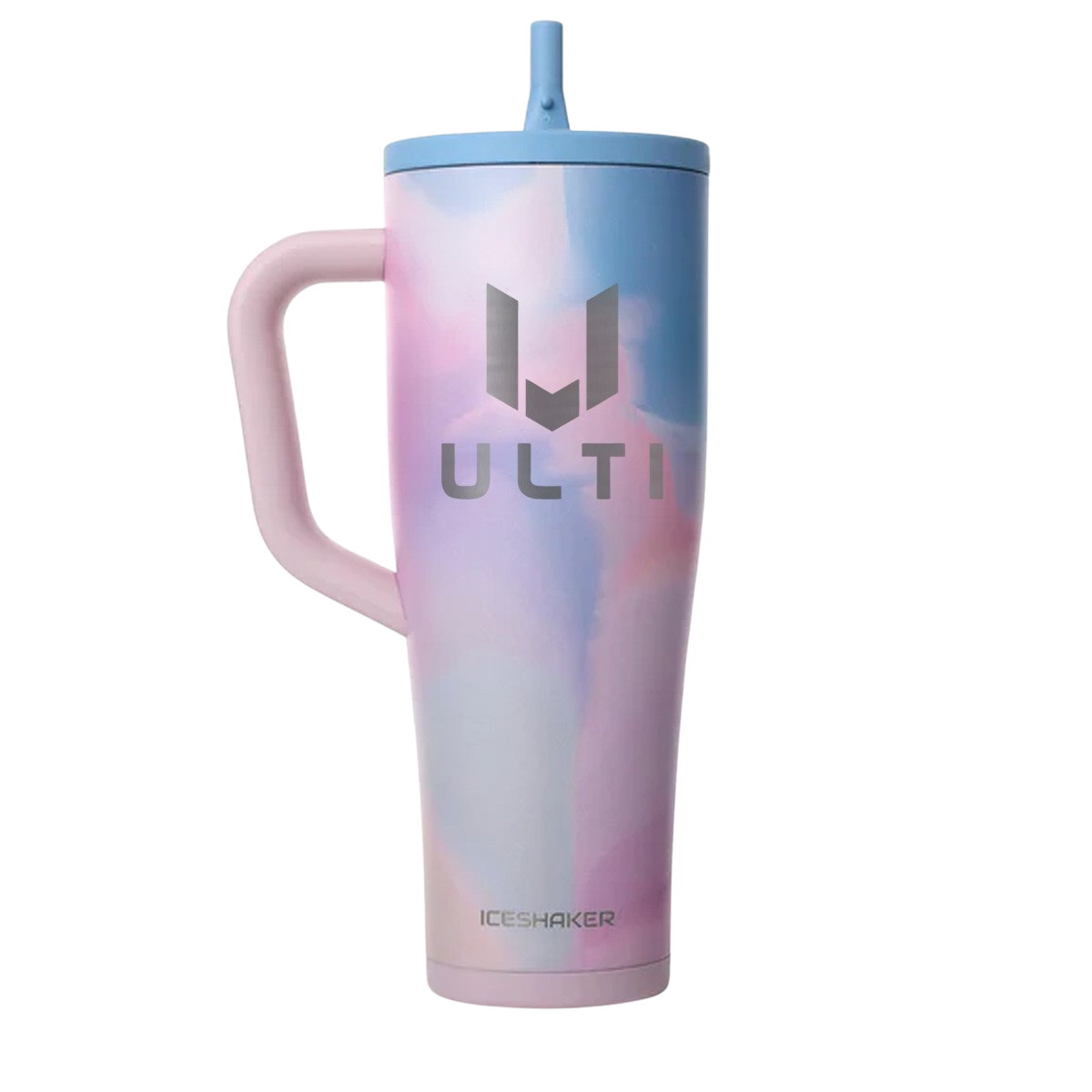 ULTI x IceShaker Legend Series 40oz stainless steel shaker — Abby Edition, insulated, gaming energy drink bottle