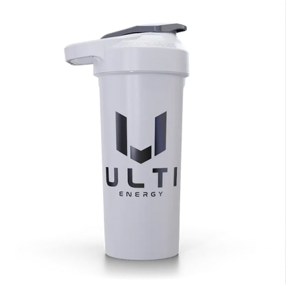 ULTI 27oz gaming shaker bottle white
