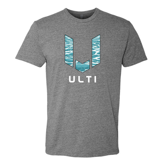 ULTI Grey Limited Edition Wave Tee — gaming lifestyle apparel